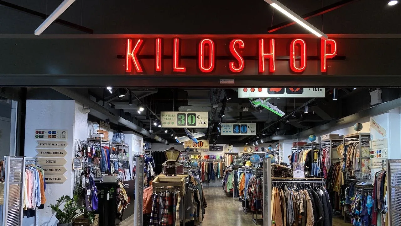 Intérieur branché | Friperie Boutique Kilo Shop Gaité Montparnasse