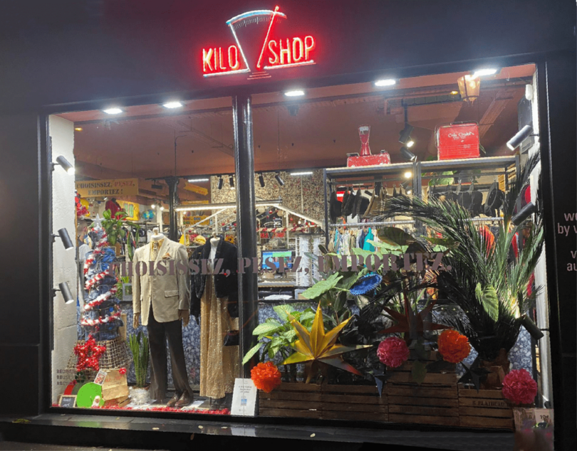 Intérieur vintage écologique | Friperie Boutique Kilo Shop Paris Magenta