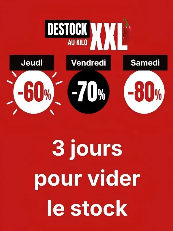 Déstockage vêtements vintage au kilo Kilo-Shop Bordeaux